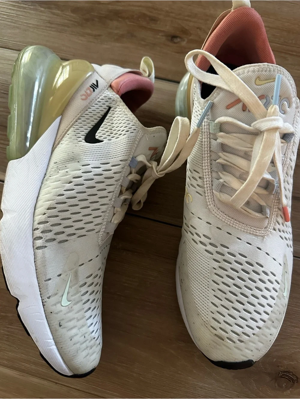 Nike Woman’s Air Max 270 White Sanddrift 12